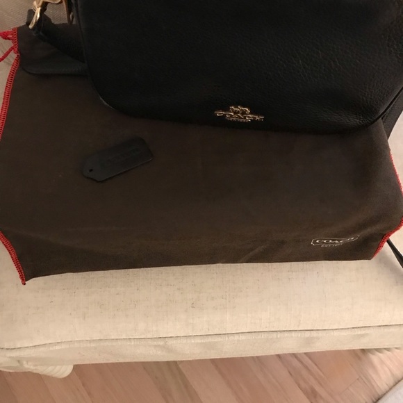 Coach Black Jamie Crossbody Bag with Gold Hardware - Picture 8 of 10